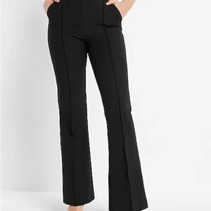Express Black Súper High Rise Flare Pants
